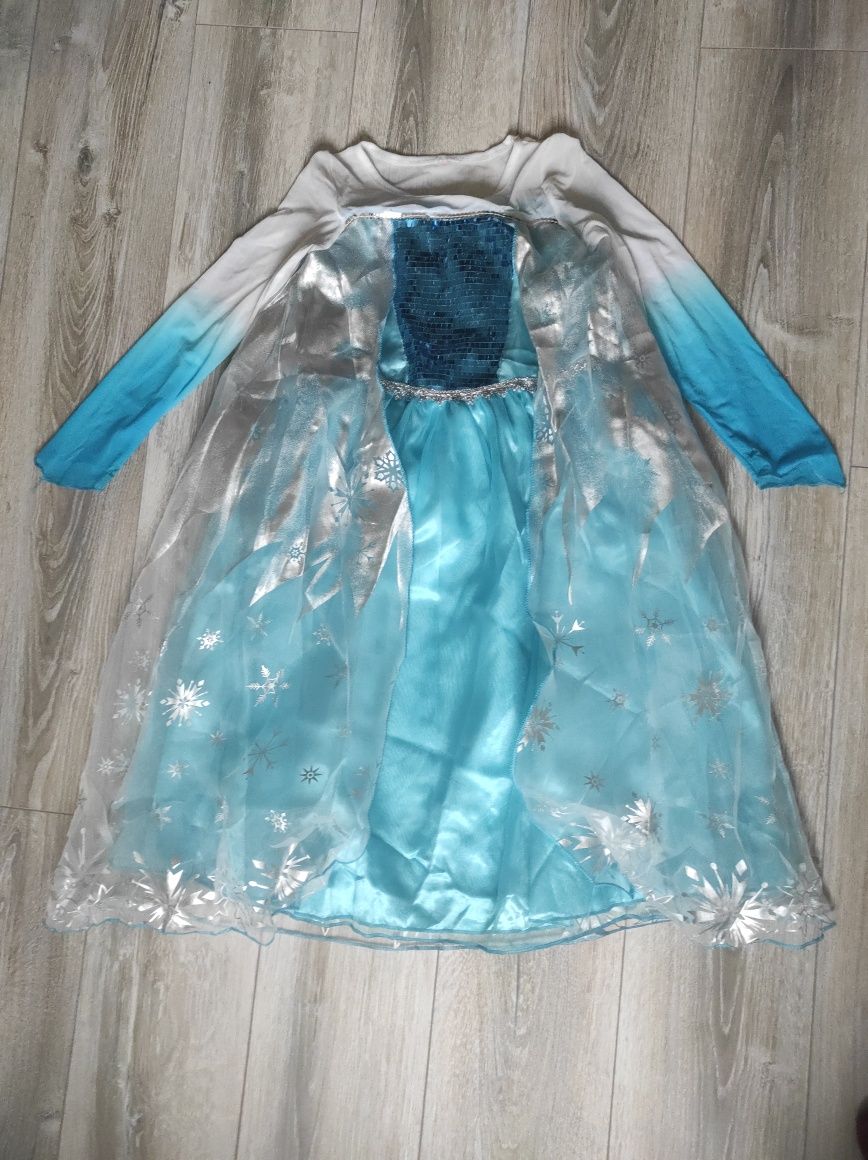Платье костюм  Эльзы на 8-10 л