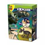 Skamielina dinozaur Triceratops 2w1. SES Creative. Nowy Produkt