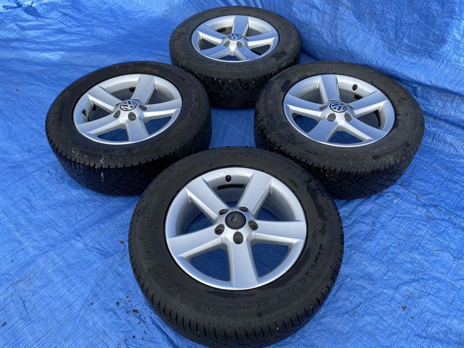 KOMPLET KÓŁ VW Tiguan Sharan 215/65 R16 ET 33 5x112 felgi aluminiowe