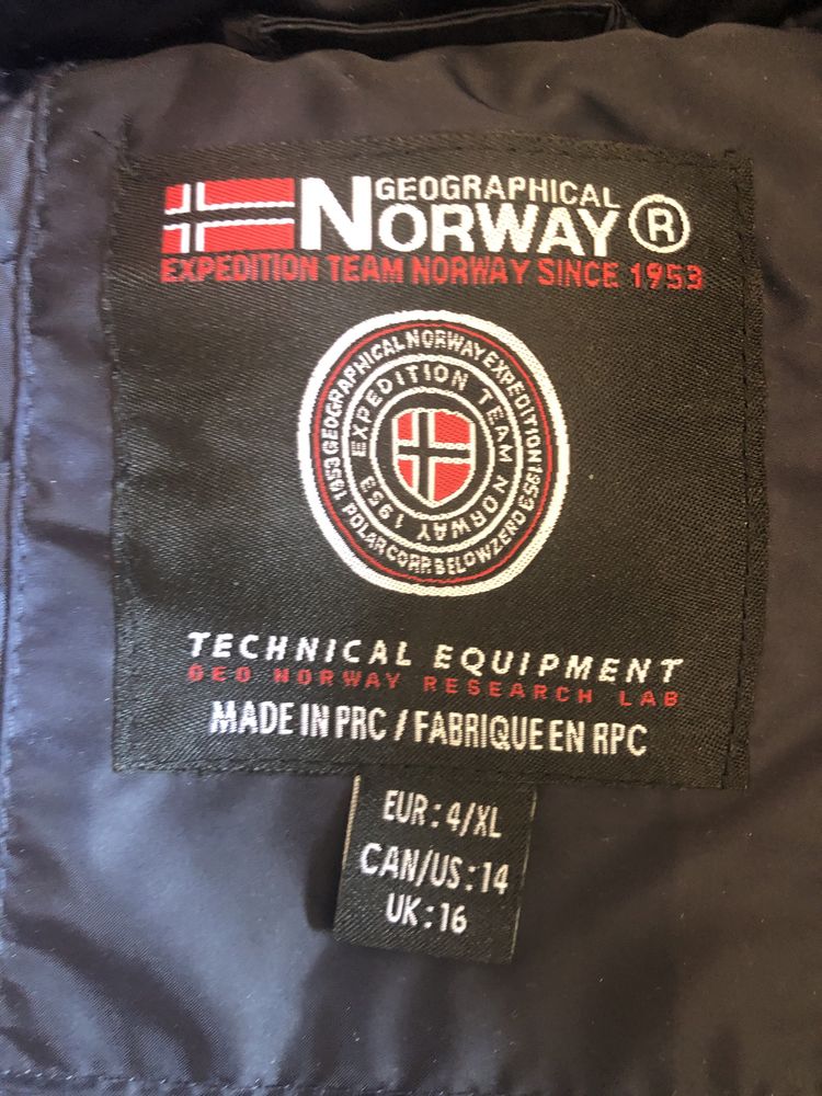 Пальто, пуховик Geographical Norway