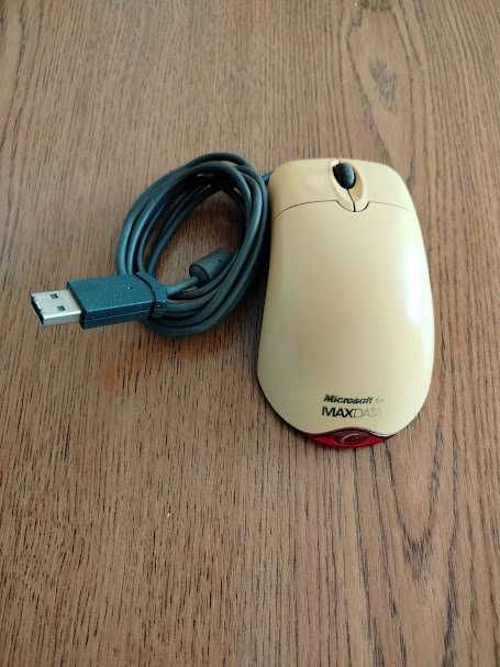 Stara klawiatura Logitech + mysz komputerowa Microsoft