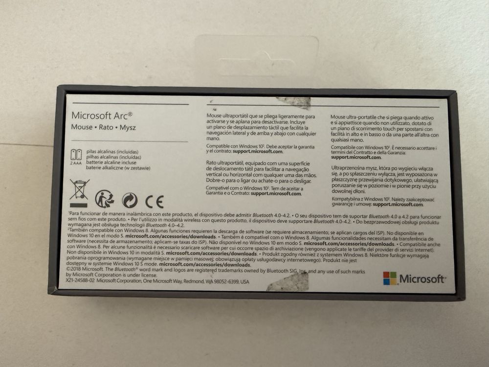 Myszka Microsoft Arc Mouse czarna