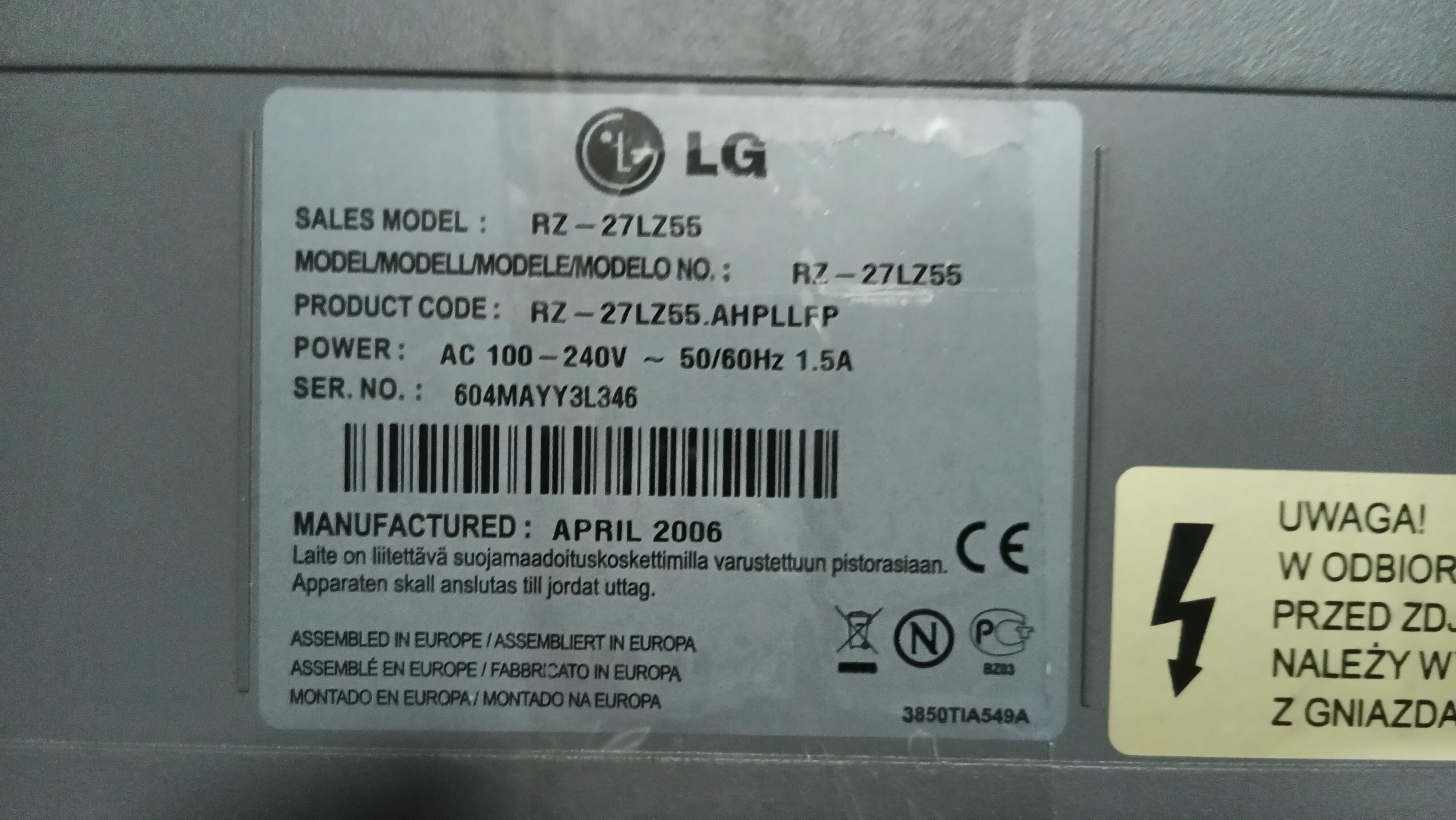 27" ЖК Телевизор LG RZ-27L55