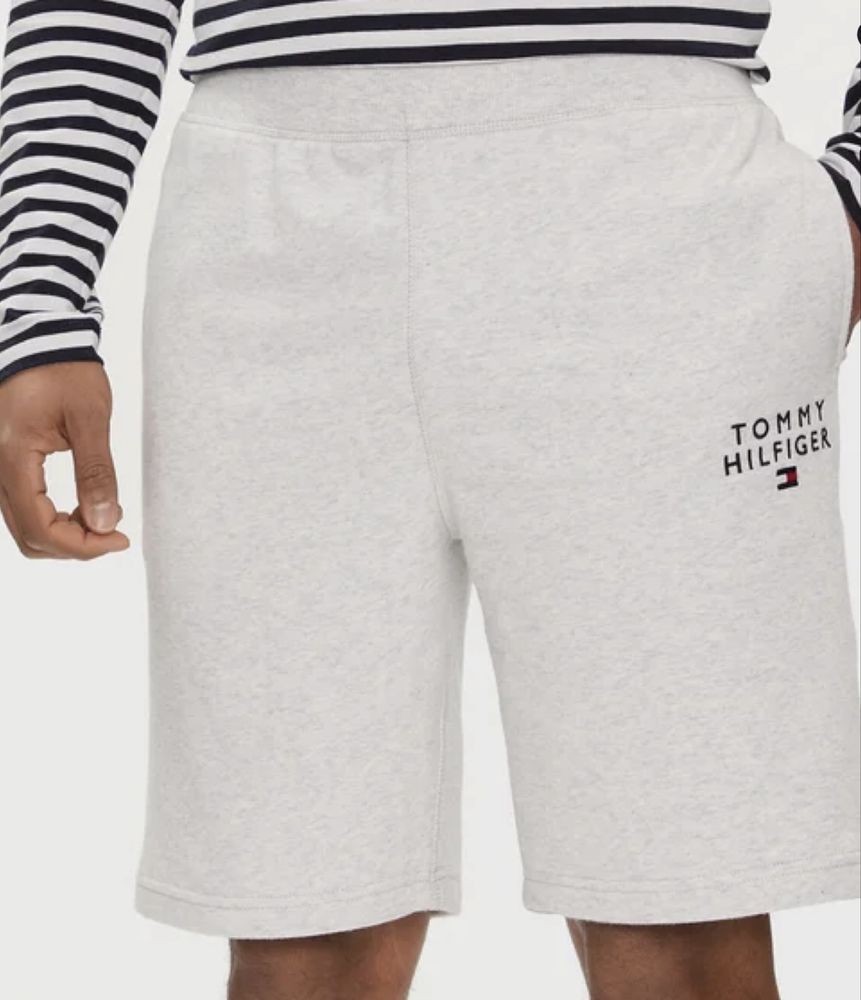 Мужские спортивные шорты Tommy Hilfiger черные серые томми хилфигер