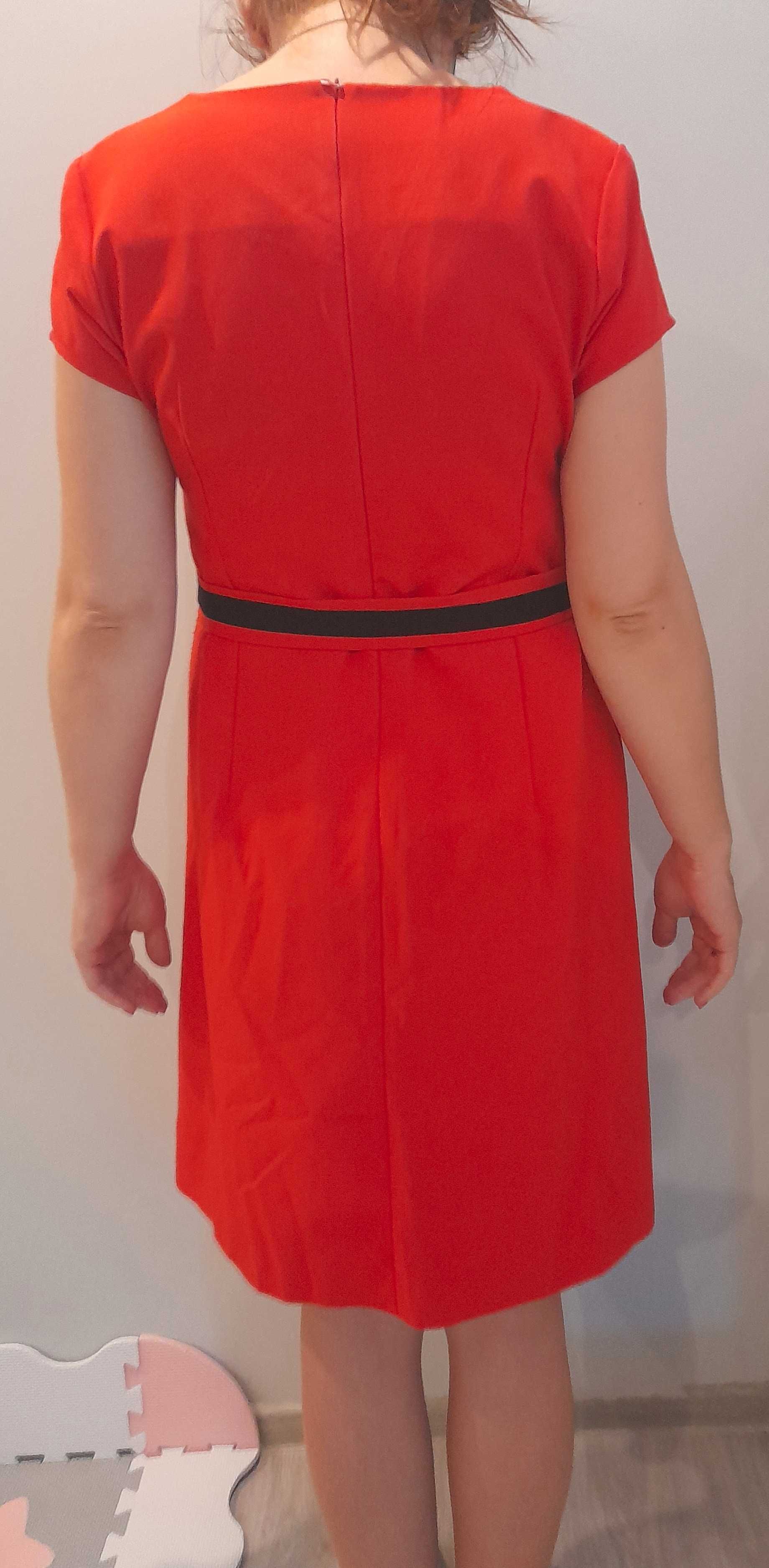 Sukienka ciążowa XL 42 czerwona stan bdb