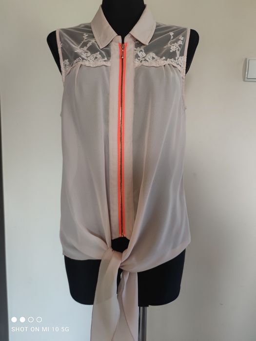 Bluzka damska bez rękawów