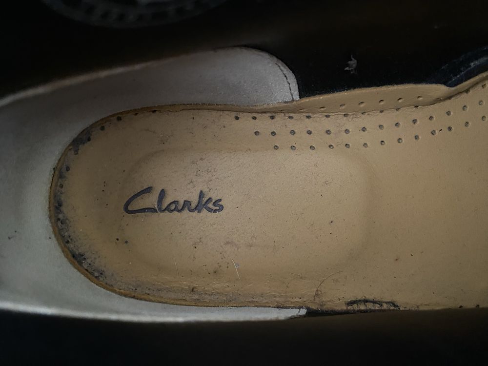 Buty Clarks granatowe