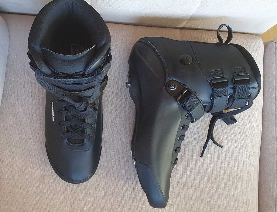 POWERSLIDE KAZE BLACK 90, BUTY 46, freeskate /urban, termoformowalne