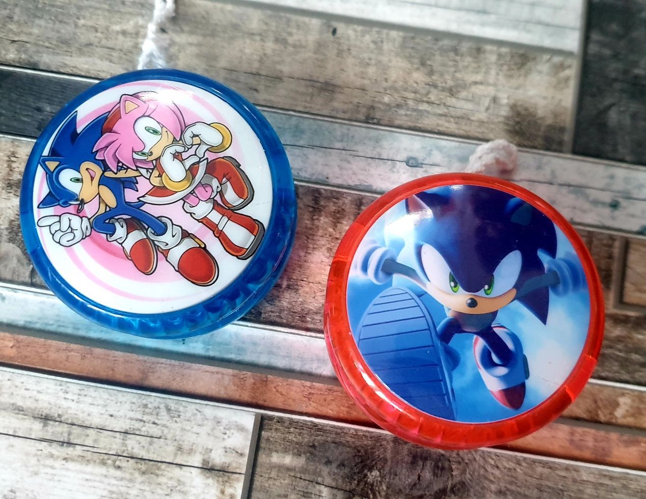 Zestaw 2 sztuk jojo yo-yo Sonic