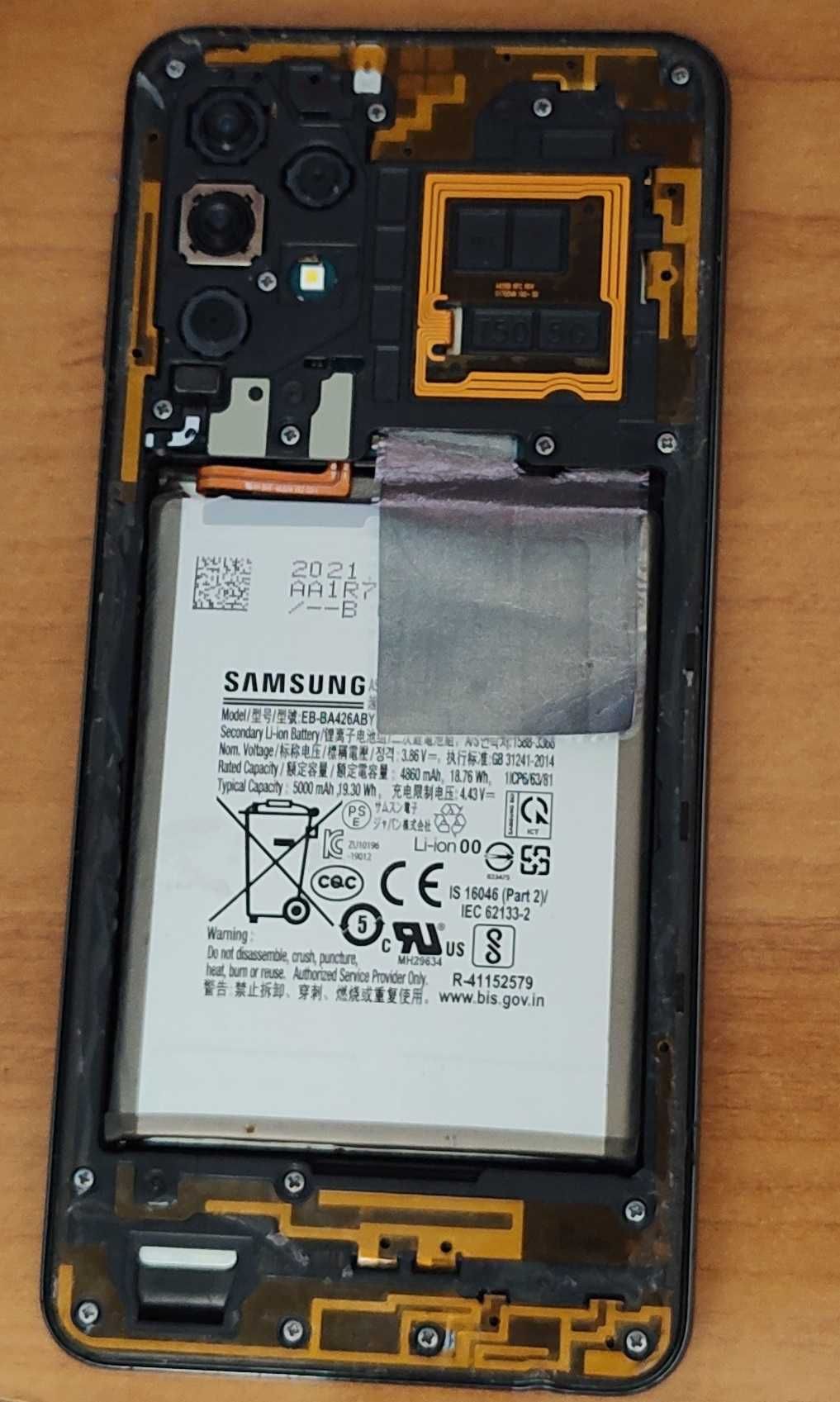 Telefon Samsung a32 5g SM-A326B zbity LCD bateria eb-ba426aby