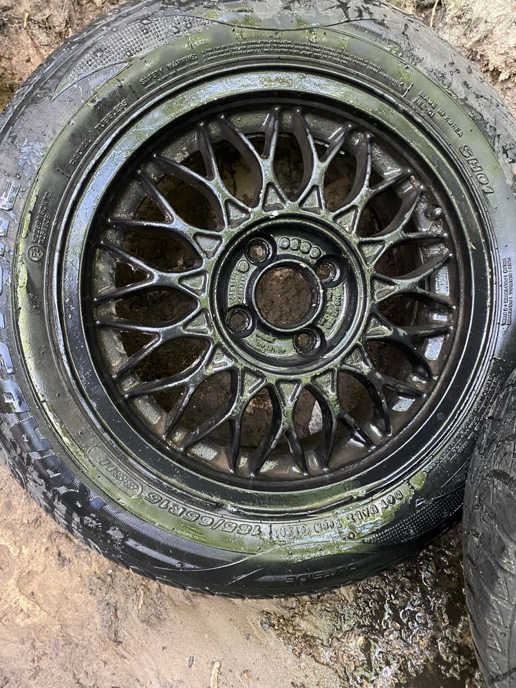 Продам диски r15 з резиною зима