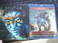 Dvd`s 3D, Avatar e Homem de Ferro 3
