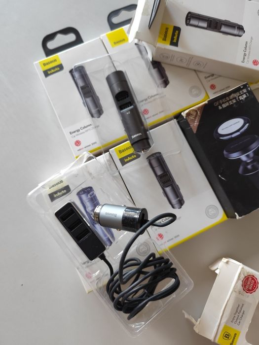 FM-трансмітер Baseus Energy Column Car Wireless MP3 Charger Dark Grey