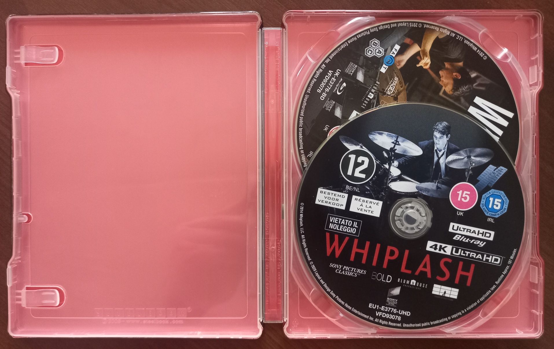 Whiplash 4K (2014)(1xBR 4K+1xBR) Steelbook UK (POLSKIE NAPISY, LEKTOR)