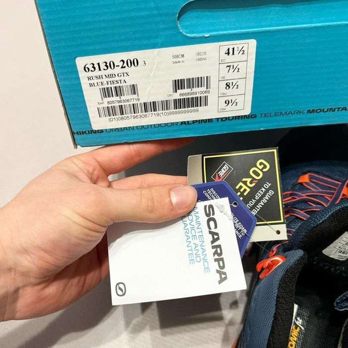 Нові зимові ботінки Scarpa Rush Mid Gore Tex Pro в розмірах
