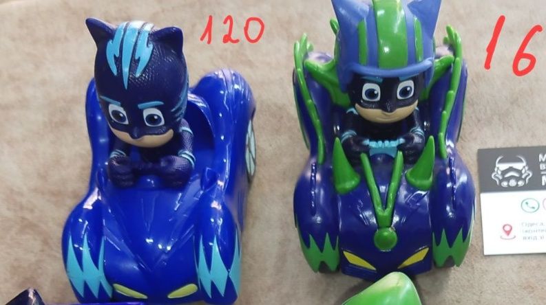 Фігурки Фигурки Герои в масках Кэтбой Аллет Гекко PJ Masks машинки