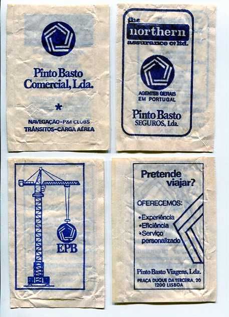 Pacotes de Açúcar colecionáveis - Pinto Basto, anos 1990