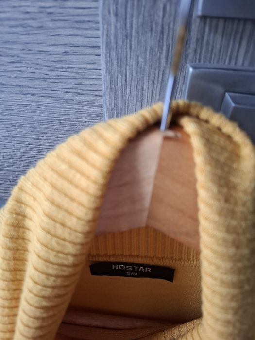 musztardowy golf damski S/M