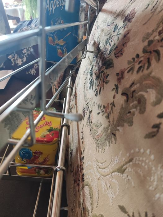 Nowy reling kuchenny metalowa półka półki haczyki