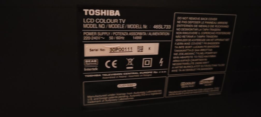 Toshiba Regeza 46SL733