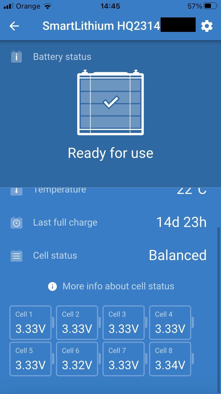 Victron Energy OEM LiFePO4 200Ah 24V 5,12 KWh Smart Battery Akumulator