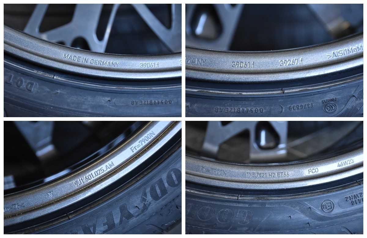 Koła Porsche 21 Taycan 4, 4S Turbo GTS Nowe LATO Goodyear 2023 KUTE