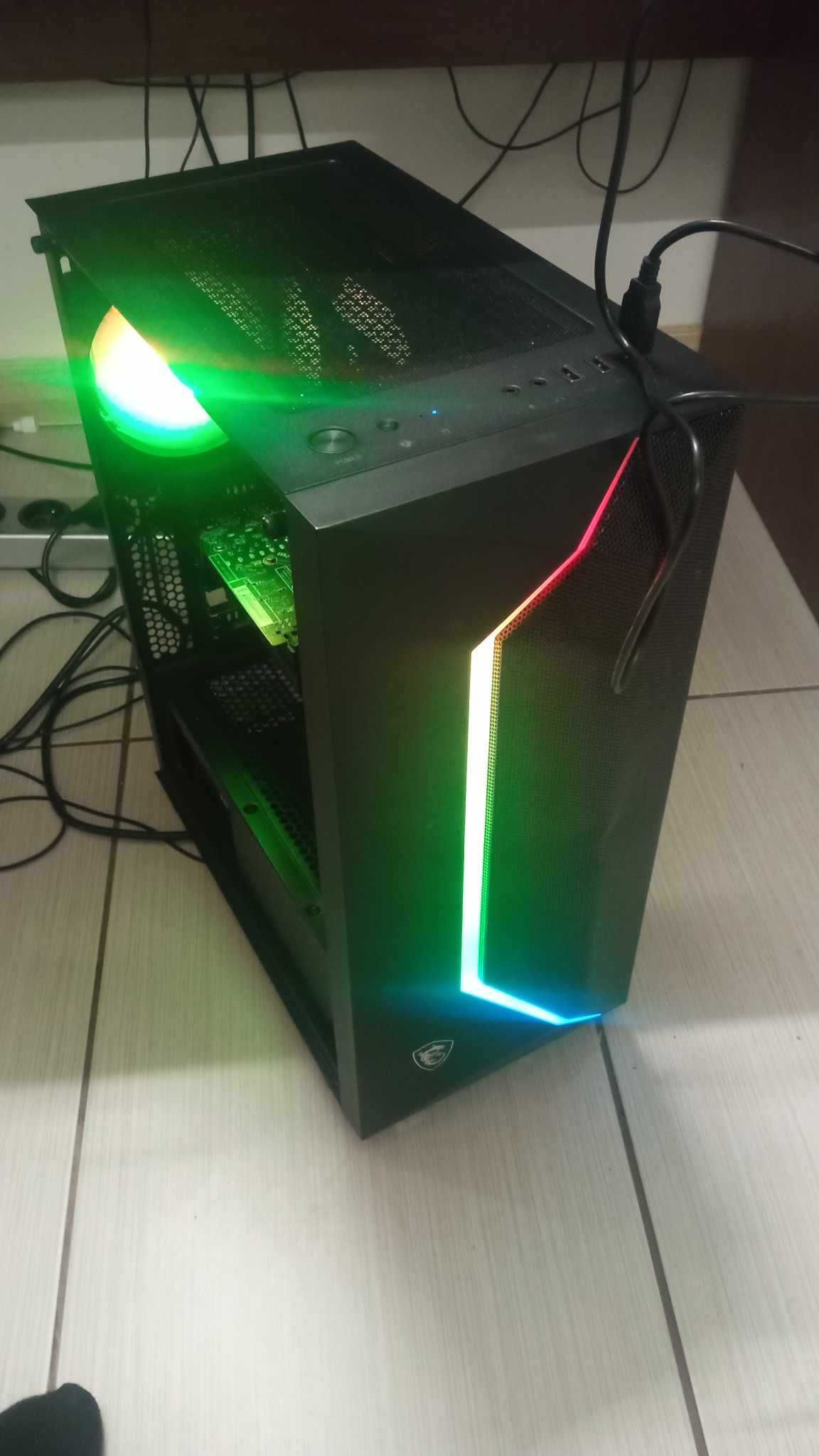 Komputer i5 10th , 16GB RAM, NOWA PŁYTA GŁOWNA RGB win 11, 1,2TB