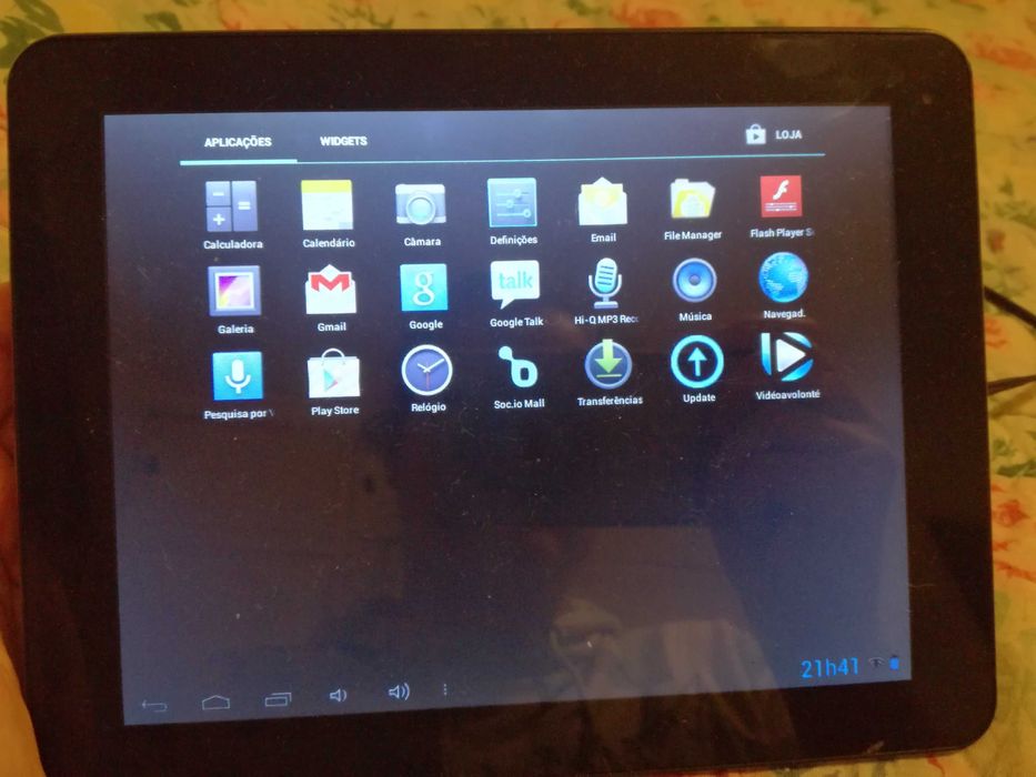 Tablet Storex 4gb de 8 polegadas usado