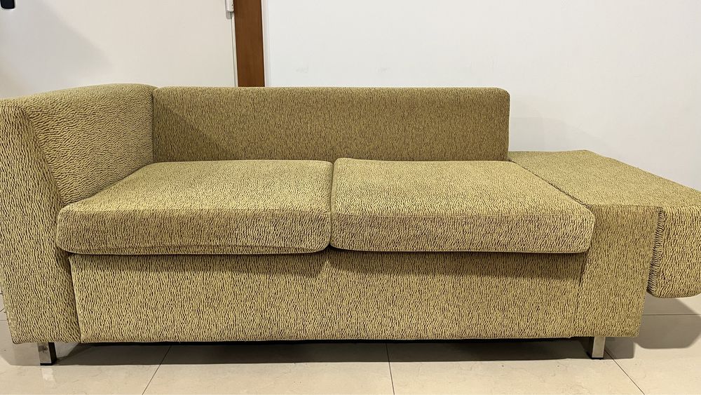 Sofá vintage linhas rectas 160x80