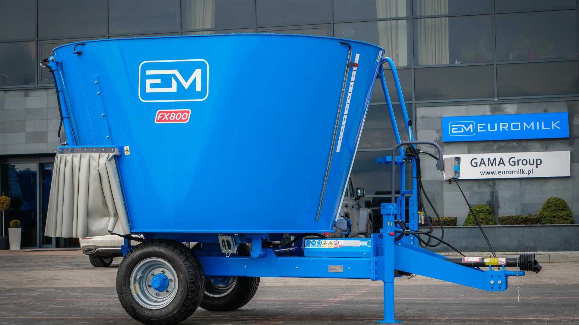 Змішувач-кормороздавач EM RINO FX 800 (8 м3) заднє розвантаження