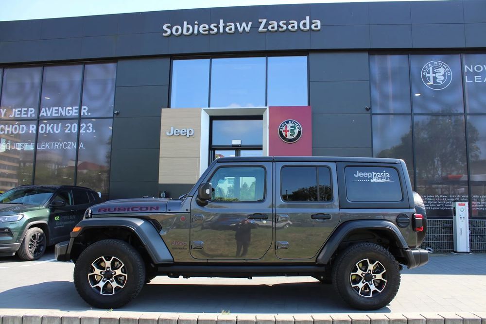 Jeep Wrangler Rubicon 272 KM / I-Właściciel / brązowa tapicerka / Salon