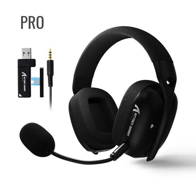 ATTACK SHARK L80 Pro — бездротові геймерські навушники з мікрофоном і