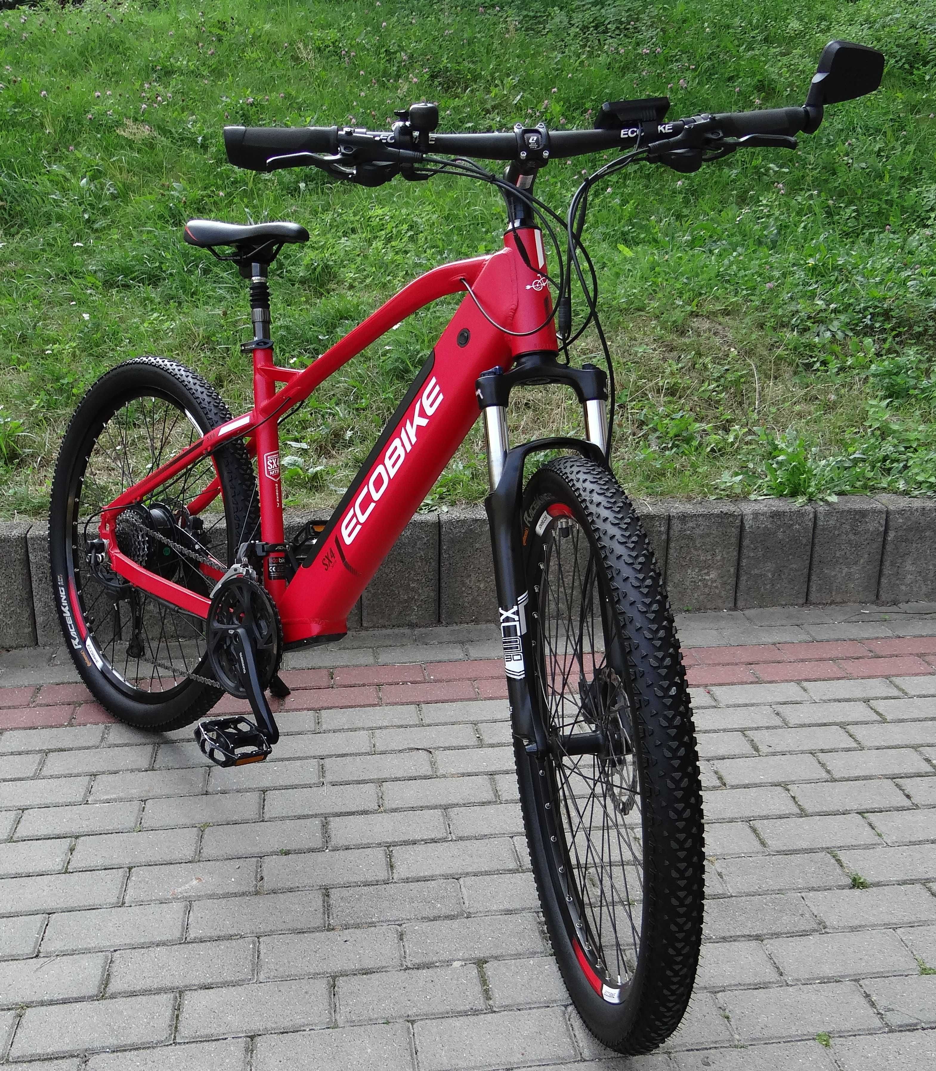 Rower elektryczny ECOBIKE SX4 250W bateria LG góral wszechstronny