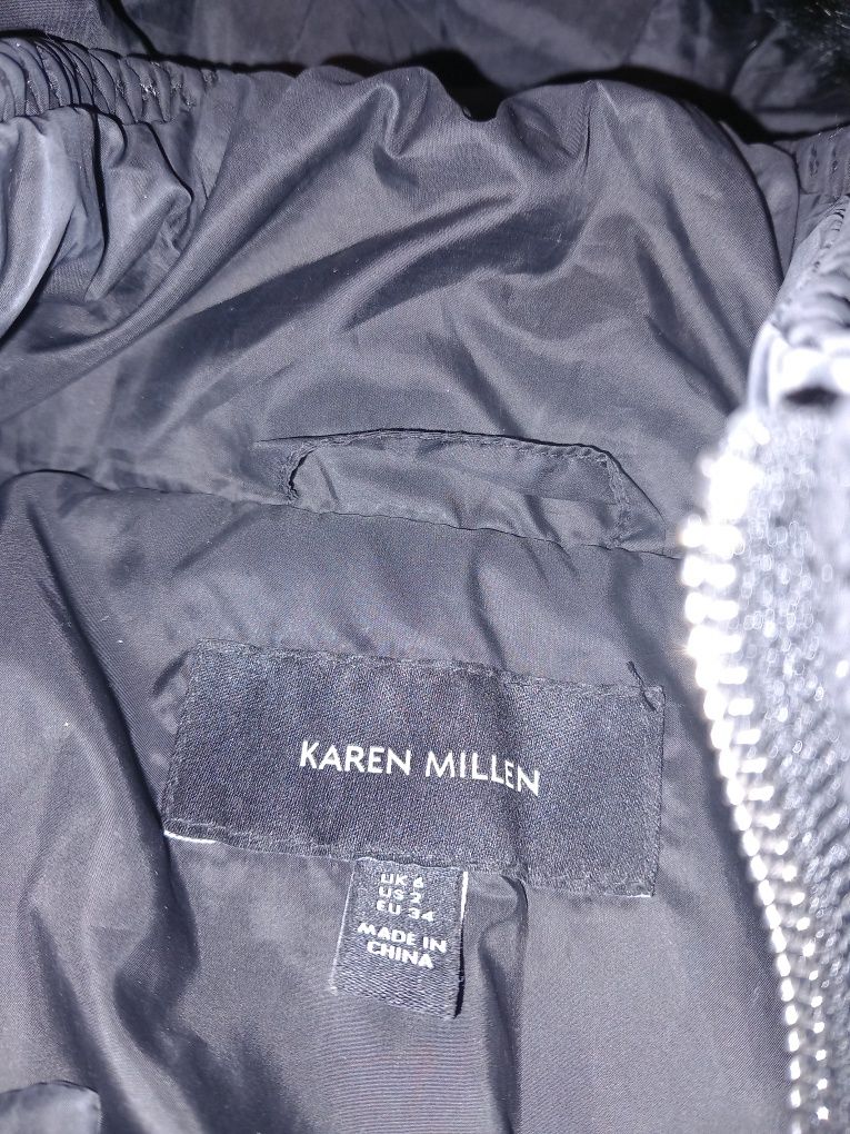 Karen Millen cudowny płaszczyk damski xs/s