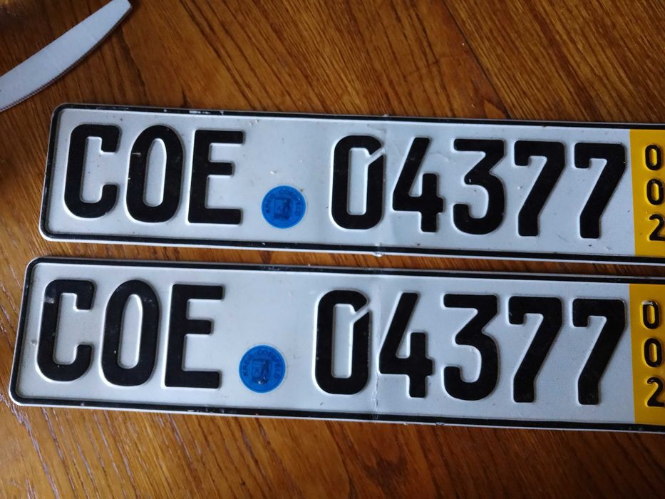 tablice rejestracyjne