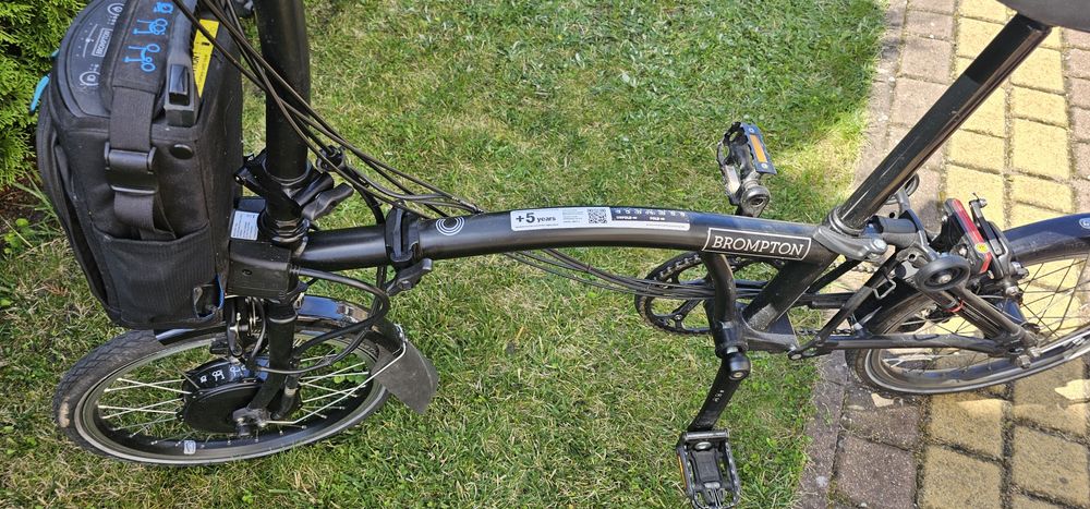 Rower elektryczny składany Brompton