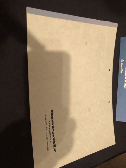 Marantz catalogo receiver alemao