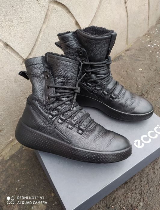 Ecco 37 чоботи жіночі зимові черевики сапоги ботинки взуття ессо