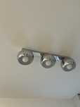 Lampa kule srebrne