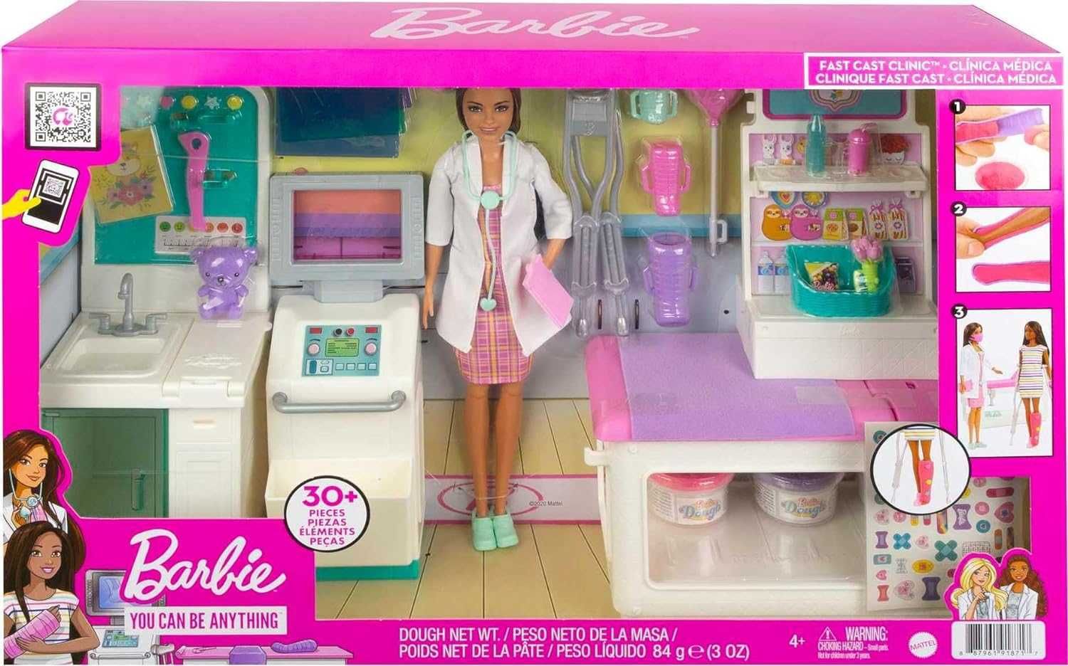 Игровой набор Барби Клиника кукла Barbie Fast Cast Clinic & Doctor