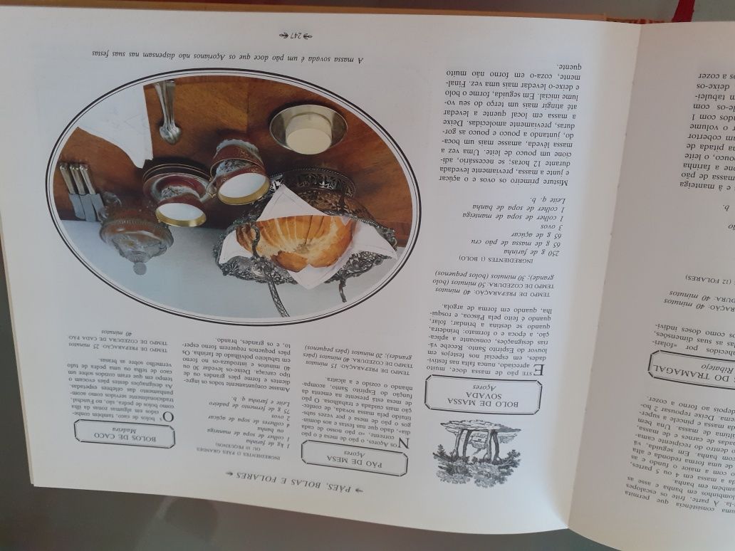 Livro "Tesouros da cozinha tradicional  portuguesa"