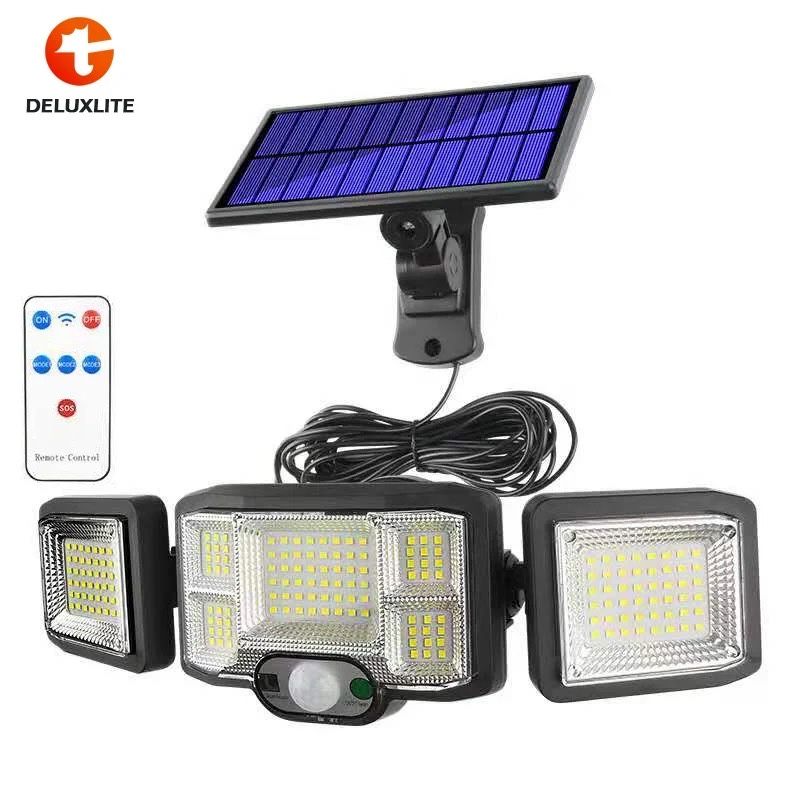 Led solar 40w com sensor