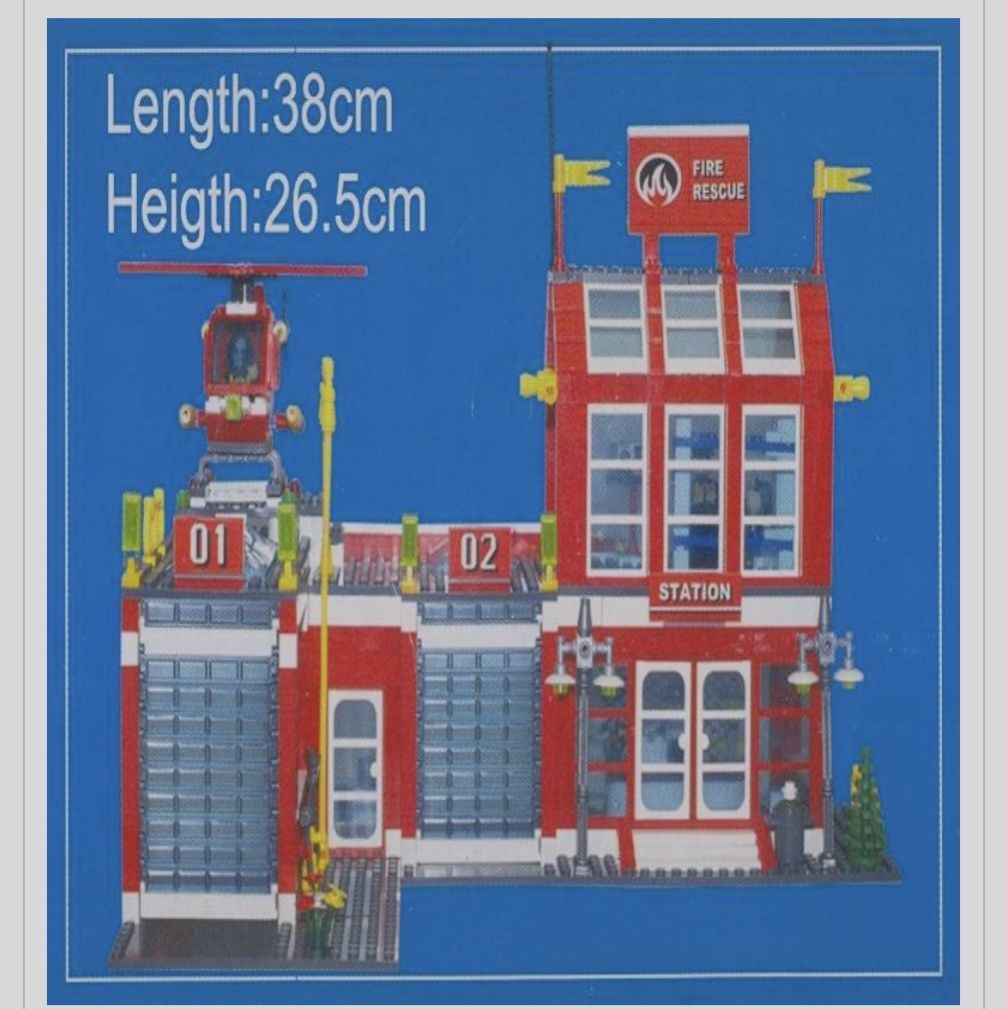 Лего конструктор Пожарная станция