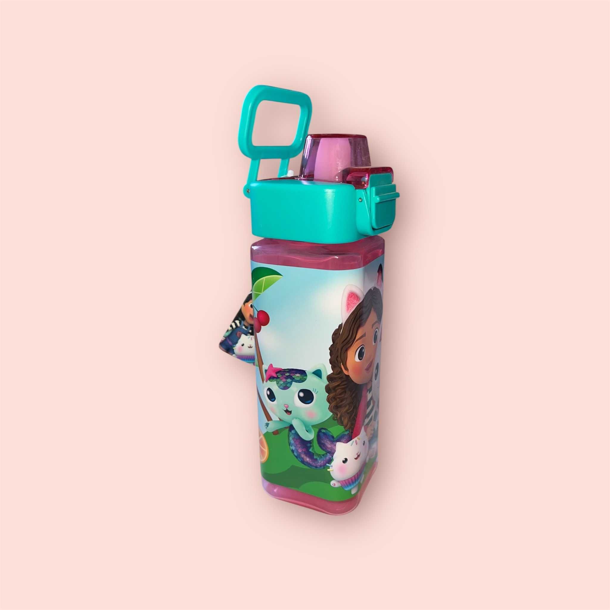 Butelka Kwadratowy bidon Koci Domek Gabii 500 ml