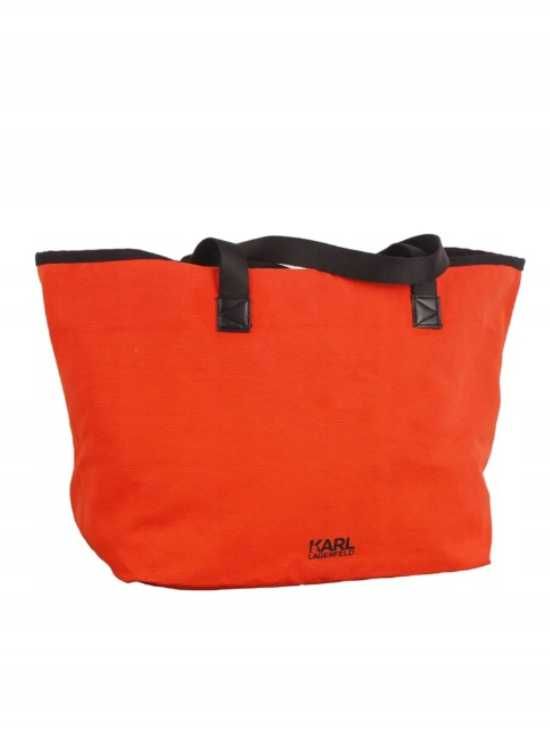 Nowa torba shopper Karl Lagerfeld - K/Athleisure Square Canvas Bag