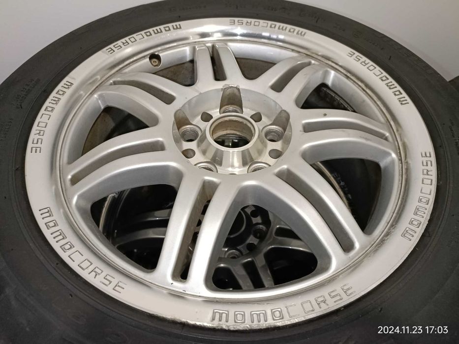 6x felgi 16" momo corse 5x112 + opony 4x zimowki, 4x letnie