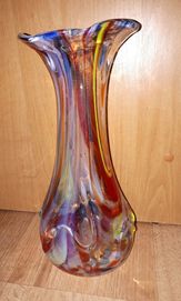 Kolorowy wazon PRL
