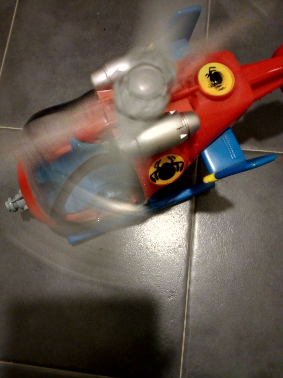 Brinquedo Helicóptero do homem aranha