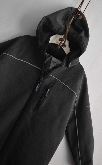 Kombinezon 86 softshell przeciwdeszczowy z kapturem ocieplany