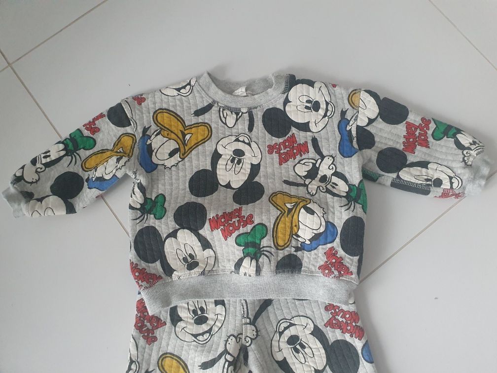 Hm myszka miki mickey rozm.92 dresy bluza spodnie